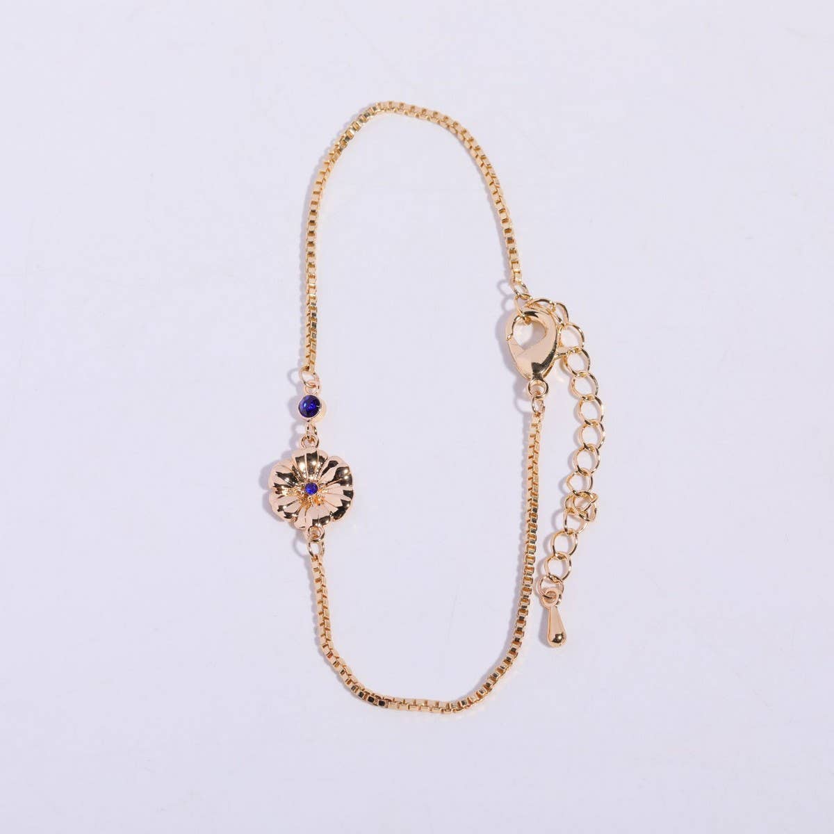 DECEMBER FLOWERBRACELET ZIRCON PENDANT BRACELET