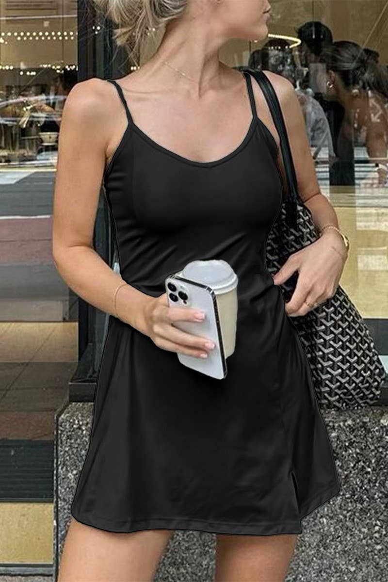 CWDSD10459_CASUAL HOLIDAY STYLE MINI SKIRT DRESS