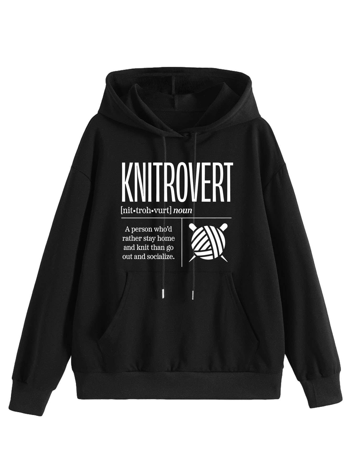 Comfort ladies KNITROVERT NIT hoodie