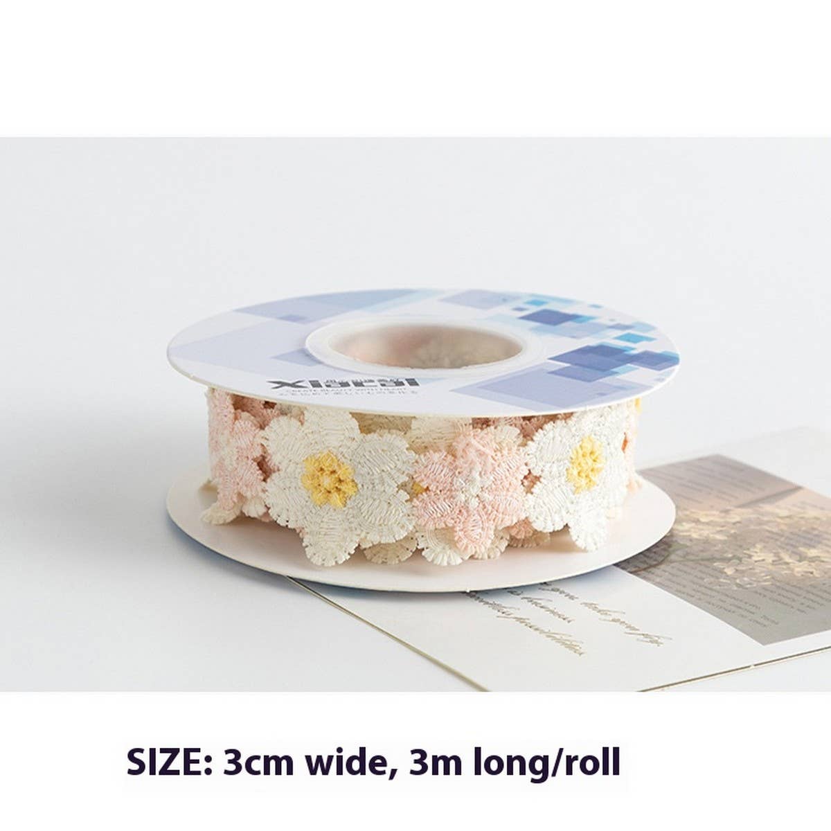 LACE EMBROIDERY FLOWER LACE DIY FABRIC RIBBON