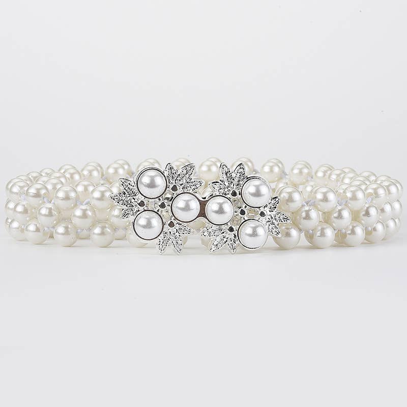 High-end princess-style pearl waist chain