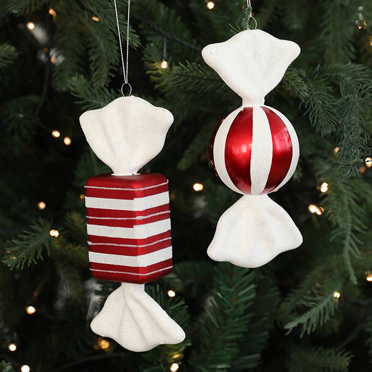 Creative Plastic Candy Cane Xmas Tree Decor