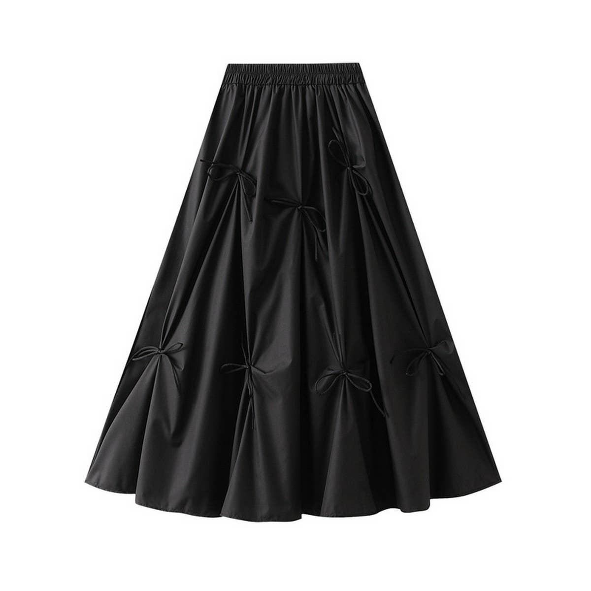 HIGH WAIST A-LINE SKIRT TEMPERAMENT UMBRELLA SKIRT