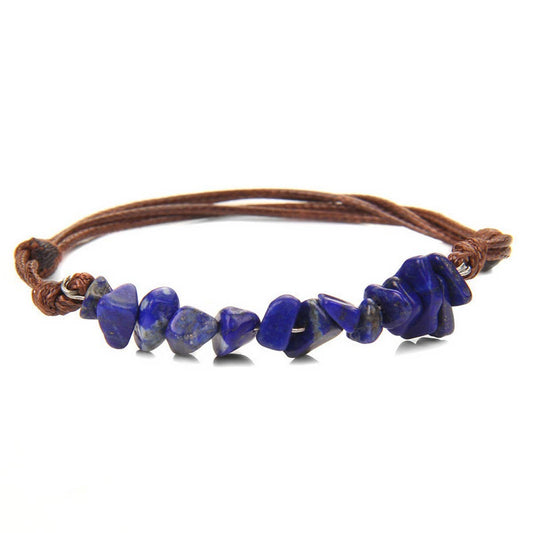 CWAJE4217_NATURAL GRAVEL WOVEN BOHEMIAN VINTAGE BRACELET