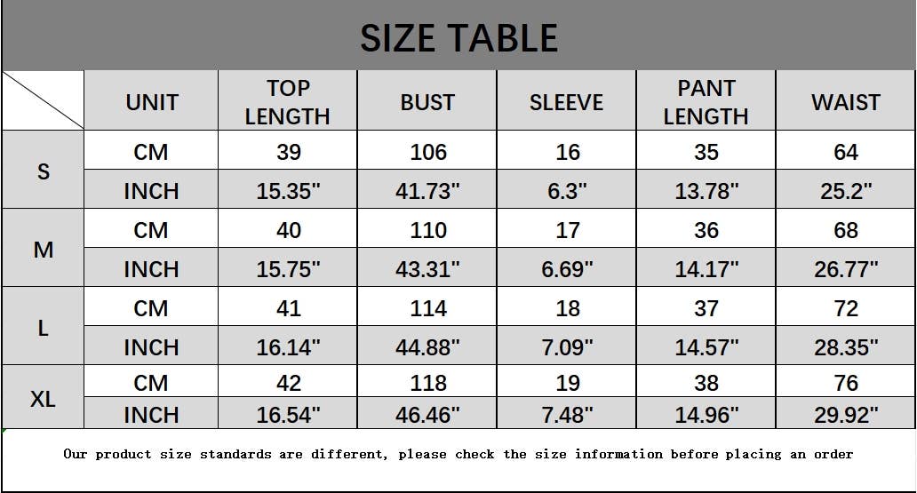 CWSTB1365_SHORT ROUND NECK T-SHIRT TOP SHORTS TWO-PIECE SET