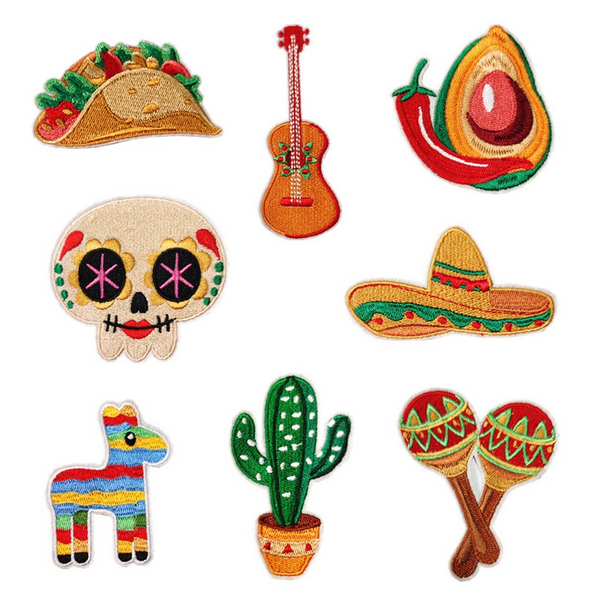 COLORFUL CARTOON CREATIVE EMBROIDERY PATCH