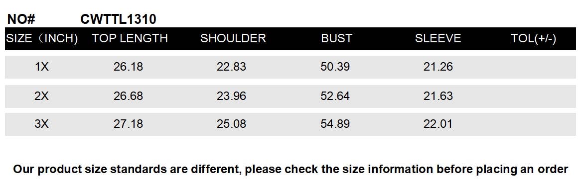 CWTTL1310_PLUS Size Turtle Neck Long Sleeve Pullover Top