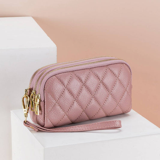 THREE-LAYER COWHIDE MULTIFUNCTIONAL LEATHER WALLET_CWAB3735