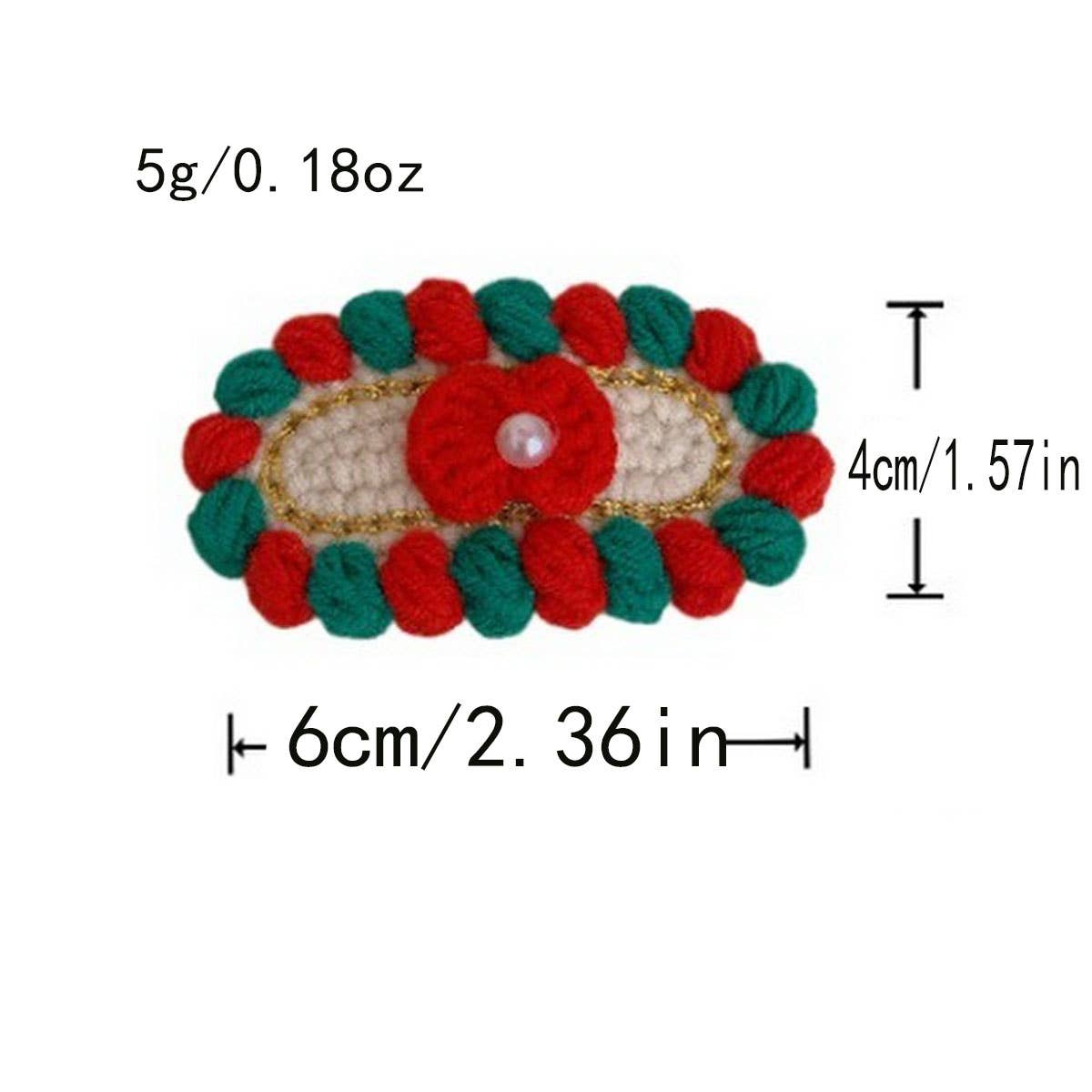 CWAHA07721_XMAS CUTE KNIT HAIR ELASTIC BAND FOR CHILDREN