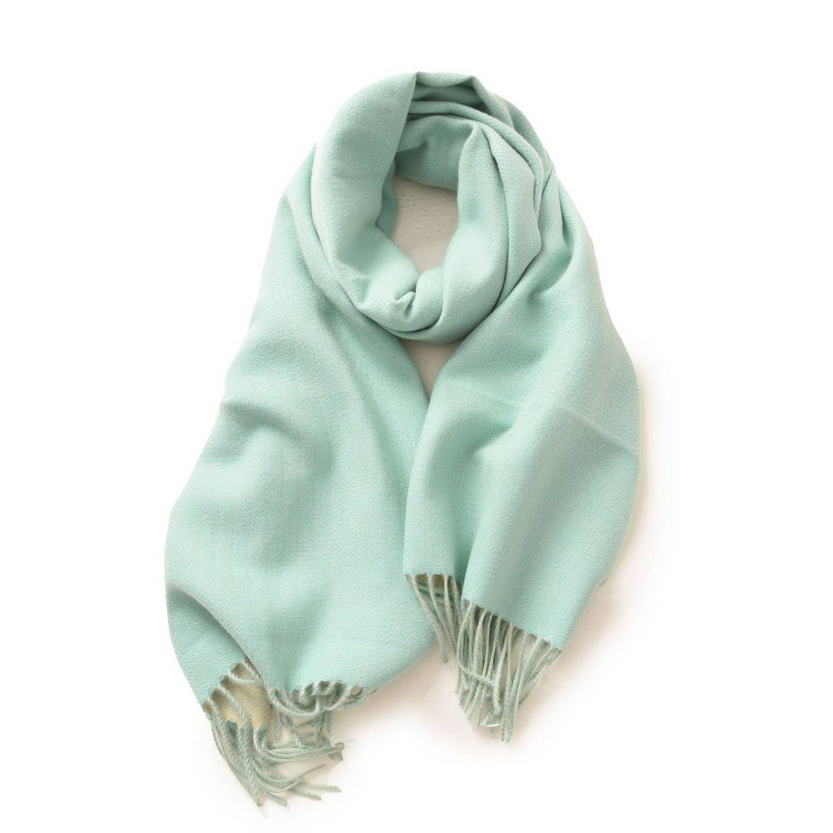 Fashion Scarf - Soft Faux Cashmere with Tassels_CWASC0174