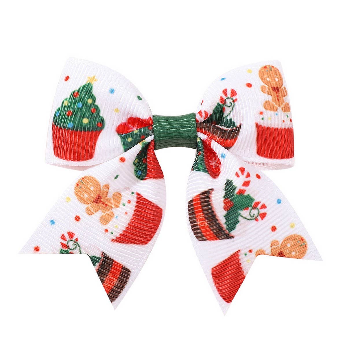 Girls¡¯ Xmas Hair Clip with Reindeer & Snow