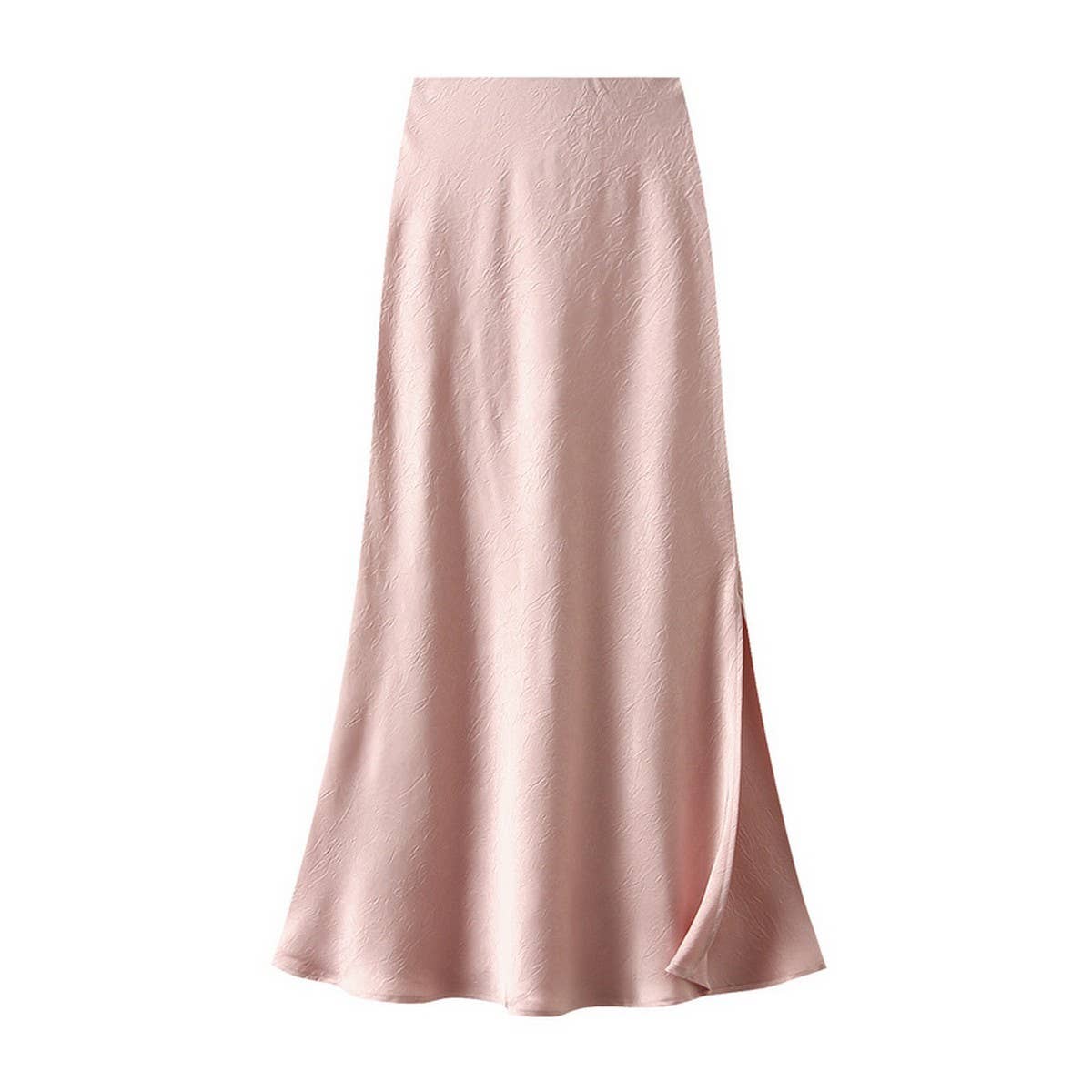 DARKPATTERN SATINFISHTAILSKIRTSLIT DRAPELONGSKIRT