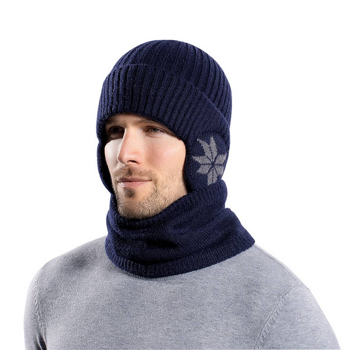 PLUSH WARM HAT AND SCARF TWO PIECE SET_CWASC1134