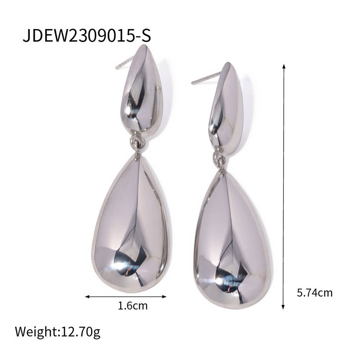 MINIMALIST NICHE WATER DROP HIGH-END EARRINGS