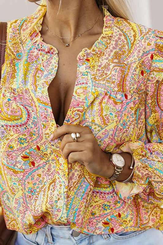 CWTSTL2394_CASUAL LOOSE PRINTED LONG SLEEVE SHIRT TOP