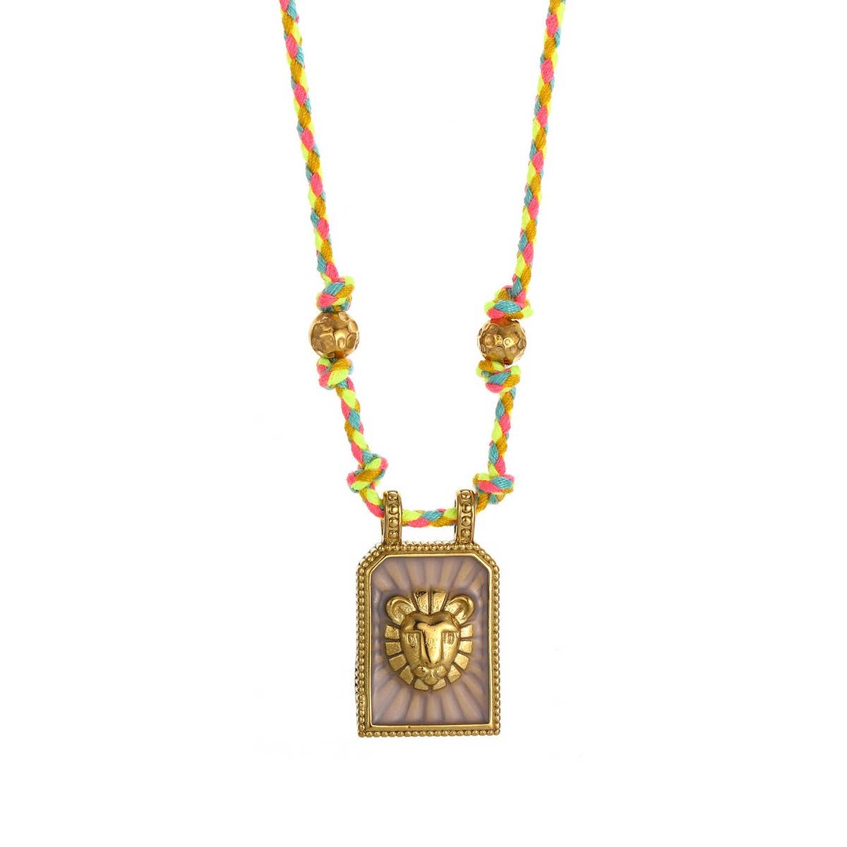 Handmade Zodiac Rope Necklace with Ocean Charms