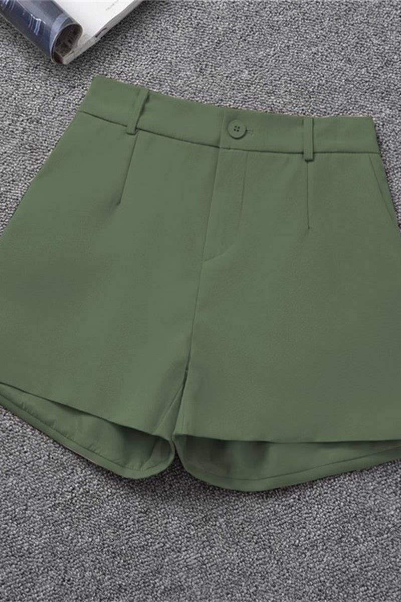 CWBSP00616_SUMMER HIGH WAIST LOOSE SHORT CASUAL PANTS