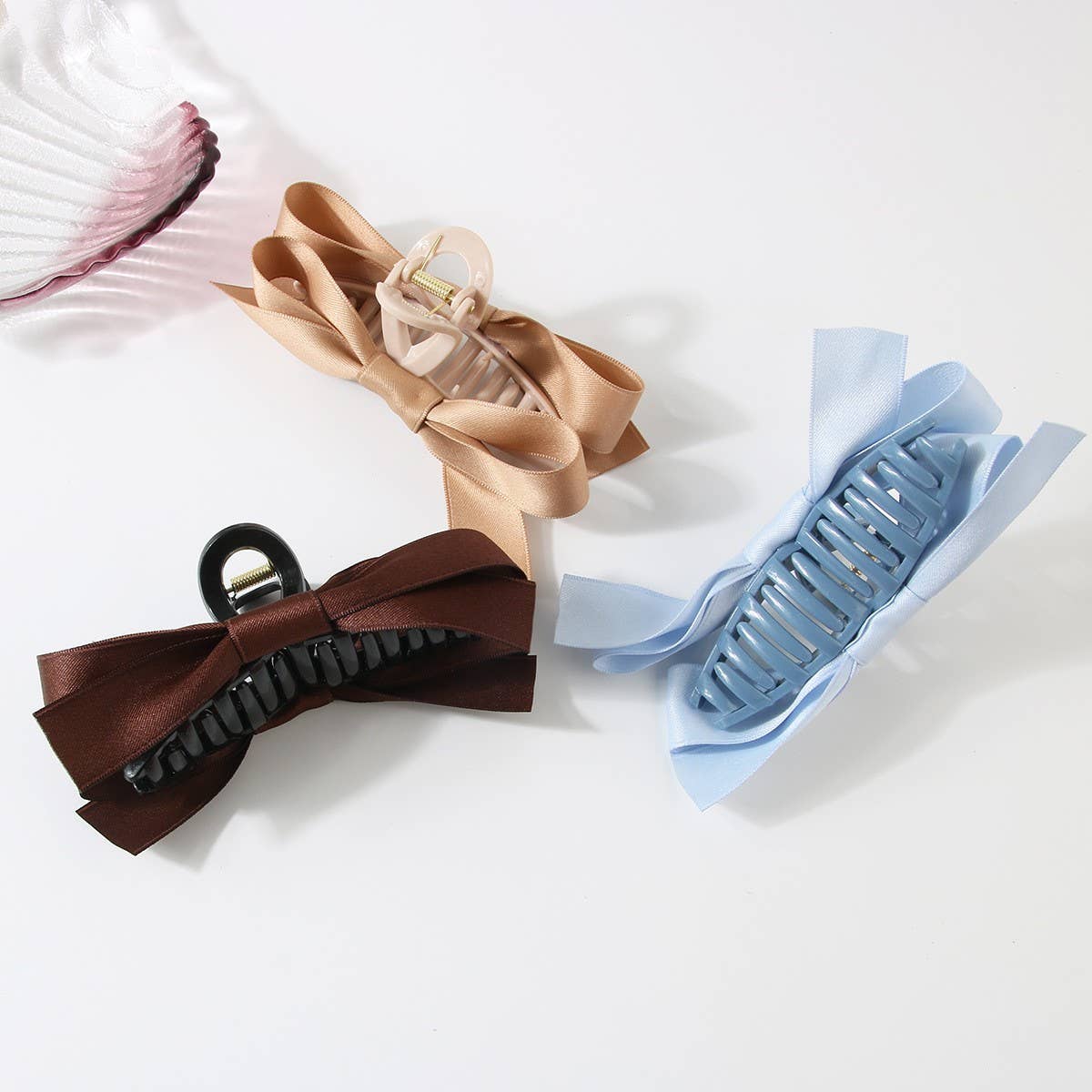 HOT-SELLING SWEET BOW HAIR CLAW ? LARGE &AMP