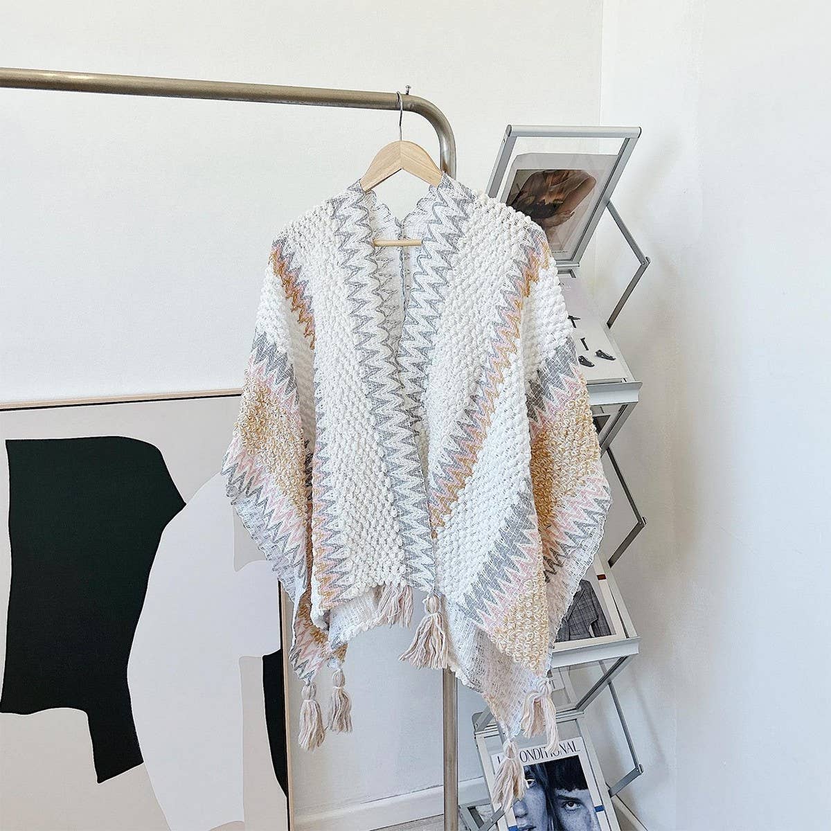 CWASC03124_BOHO TASSEL SHAWL CAPE FOR WOMEN TRAVEL