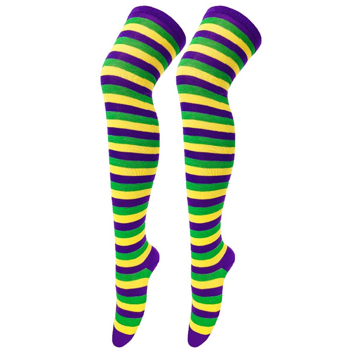 CWMS02685_STRIPED SOCKS &AMP GLOVES SET PARTY