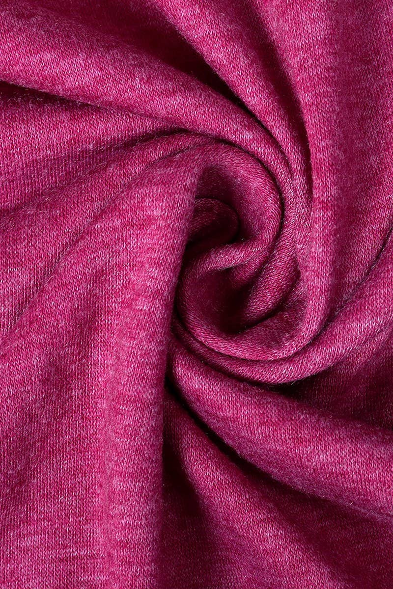 CWTBLS0812_LOOSE CASUAL U-NECK T-SHIRT