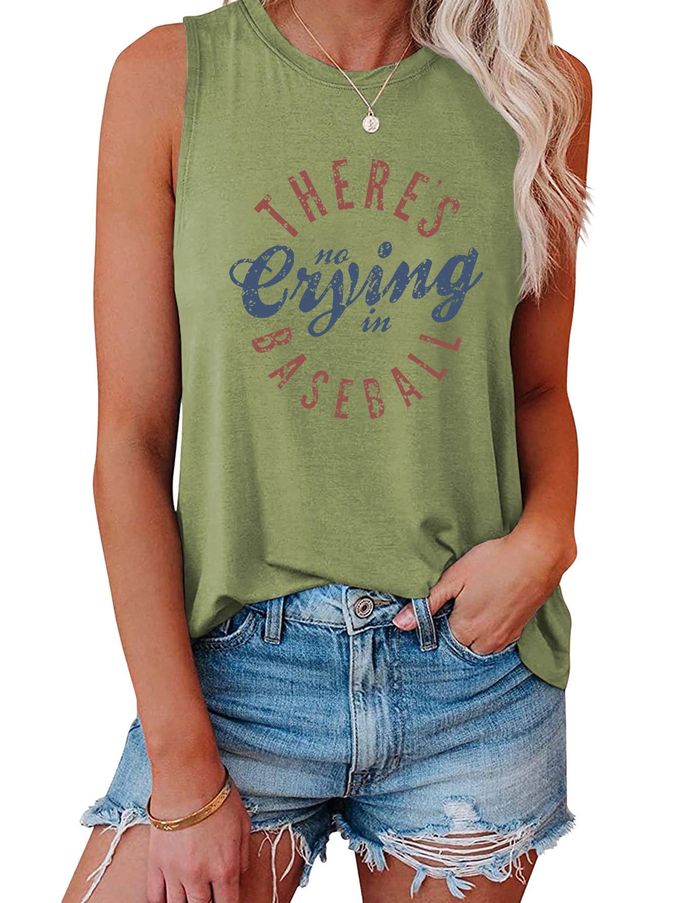 Fashionable loose there's no crying vest