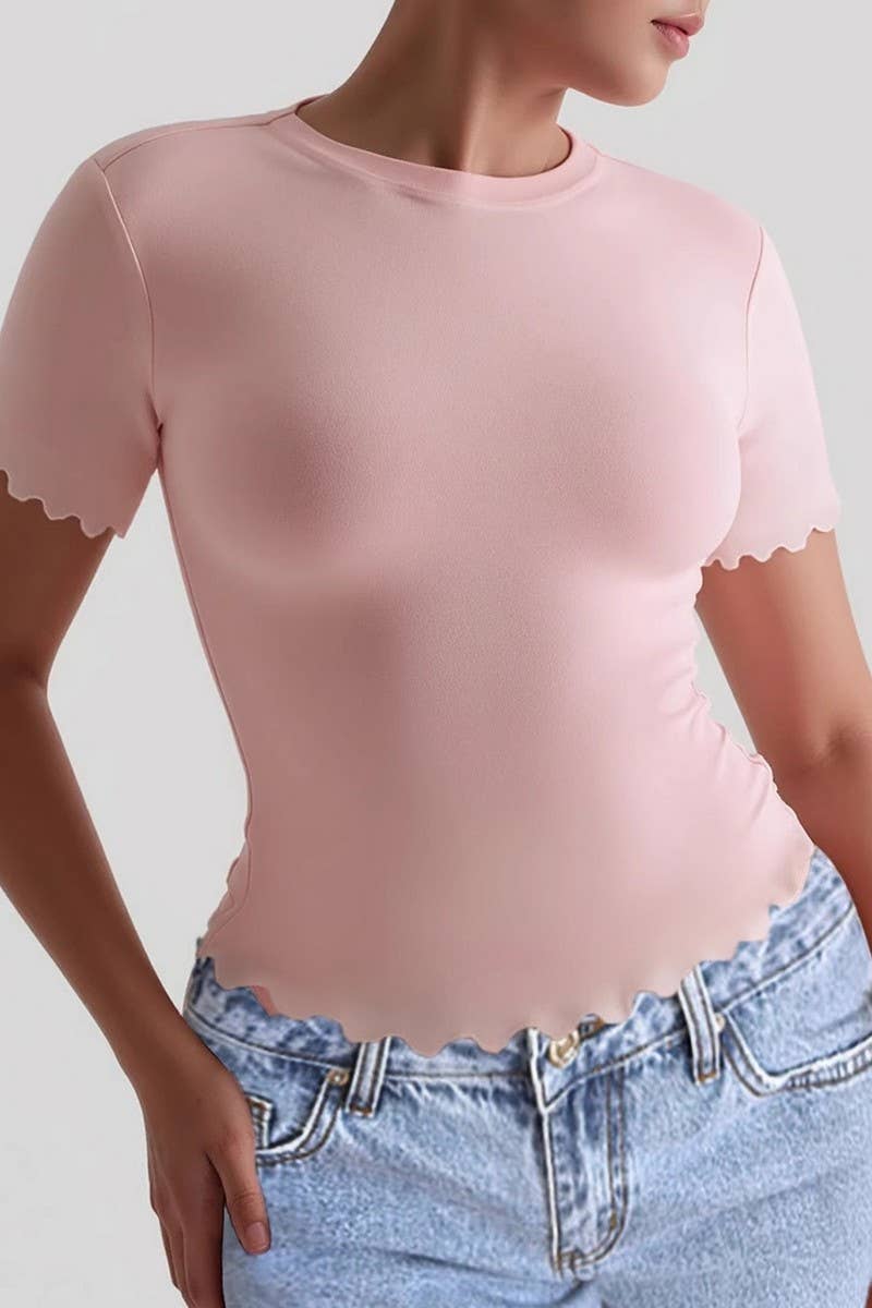 CWTTS1430_SPORTS SOLID COLOR SLIM FIT YOGA CLOTHES