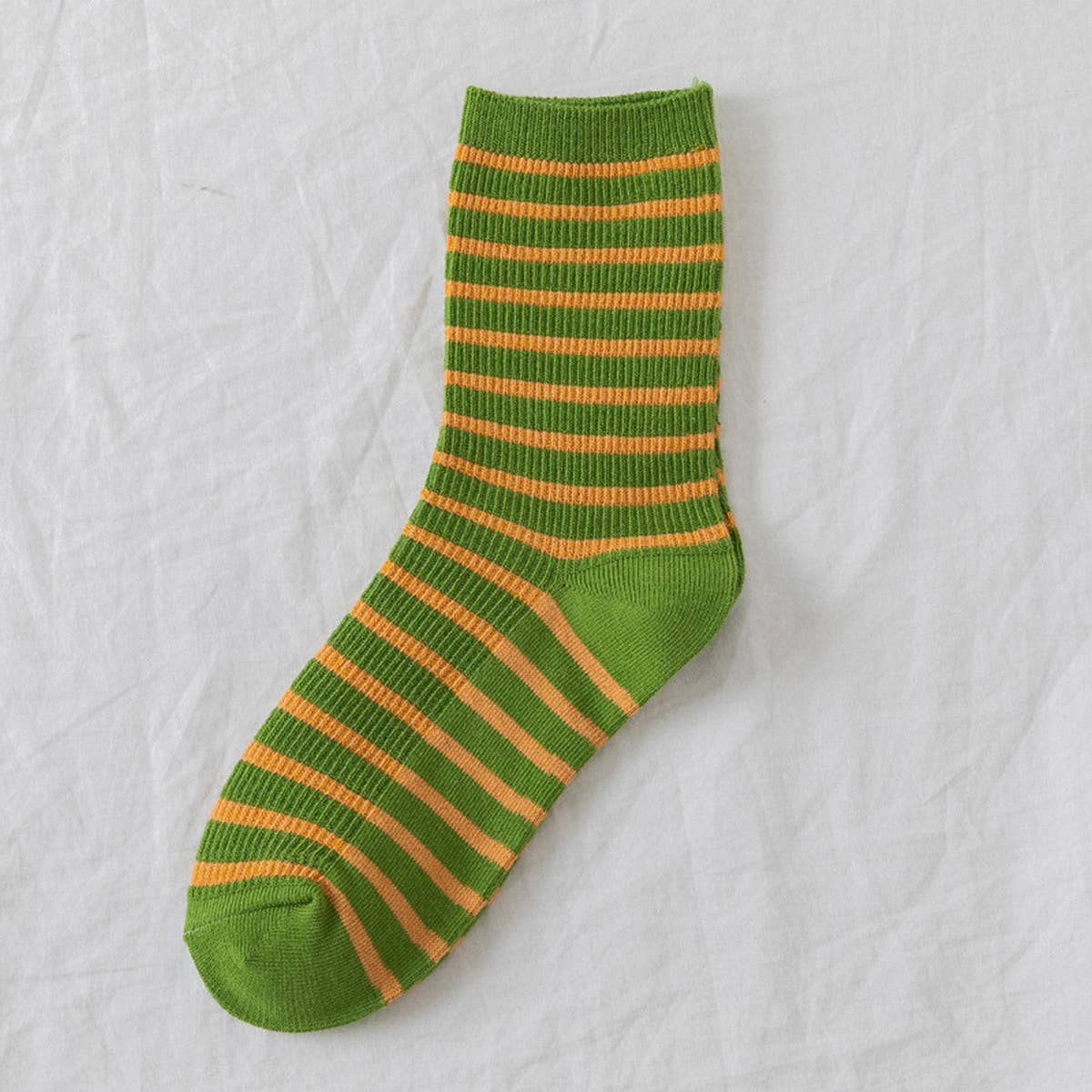WOMEN NEW STRIPED CUTE BREATHABLE PILE SOCKS