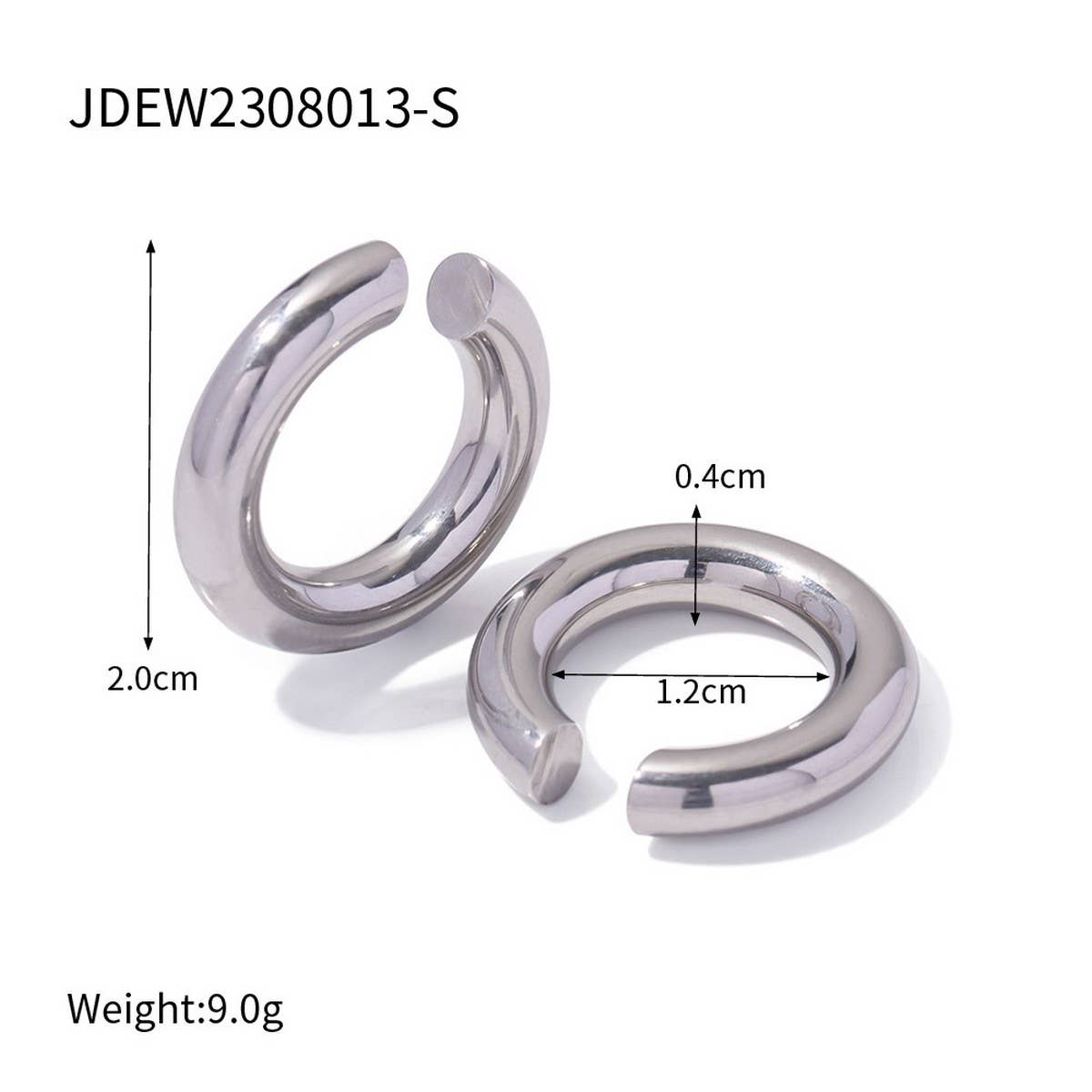 FASHIONABLE AND ELEGANT GOLD SIMPLE EARRINGS_CWASC1646