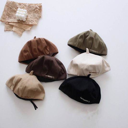 CHILDREN'S RETRO FASHIONABLE DECORATIVE BERET_CWAH2920
