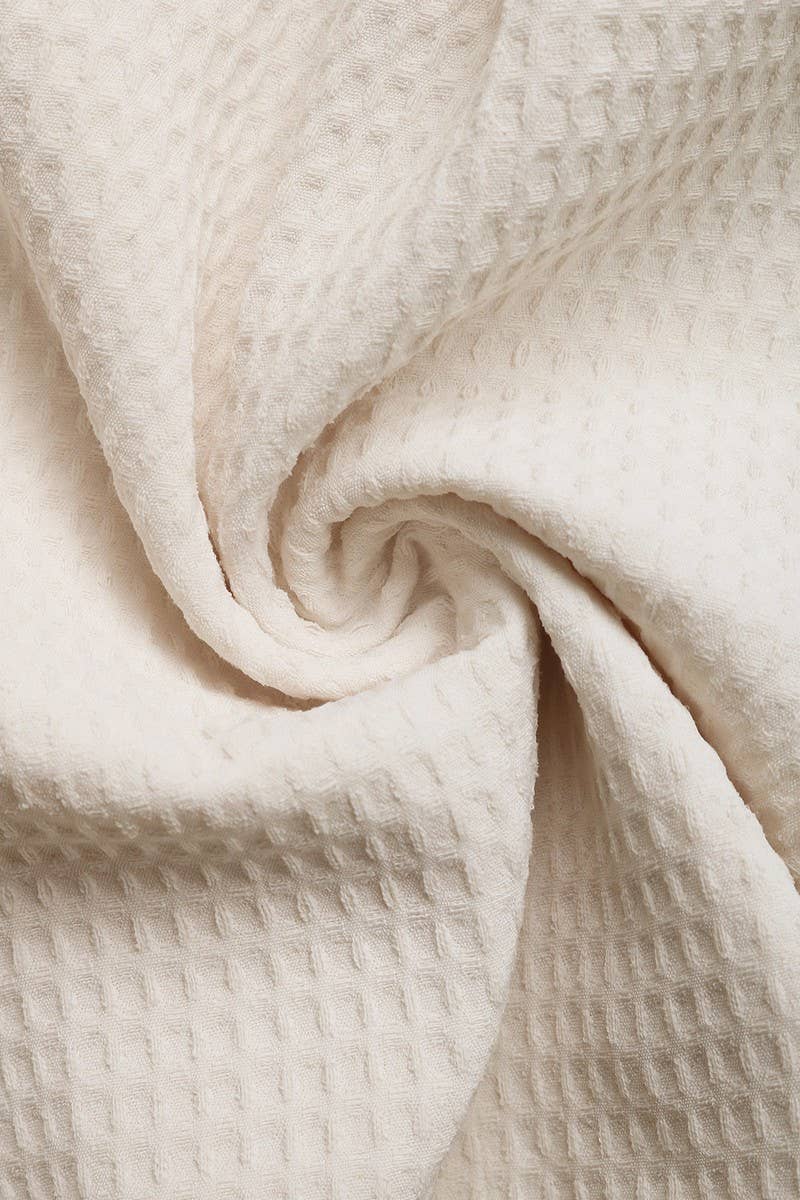 CWSJS1555_TASSEL KNOT WAFFLE TEXTURE SLEEVELESS JUMPSUIT