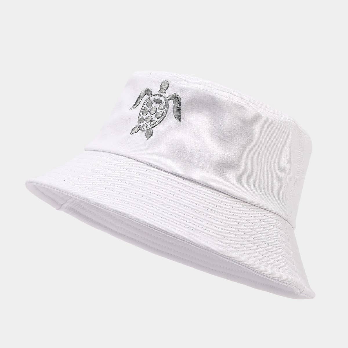 SUN PROTECTION VISOR EMBROIDERED BUCKET HAT_CWAH1570