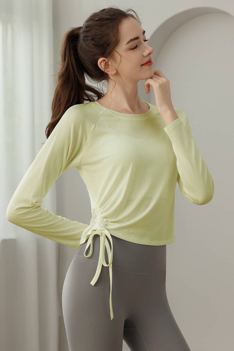 CWTBLL3631_NEW STYLE SPORTS SLIM YOGA TOPS