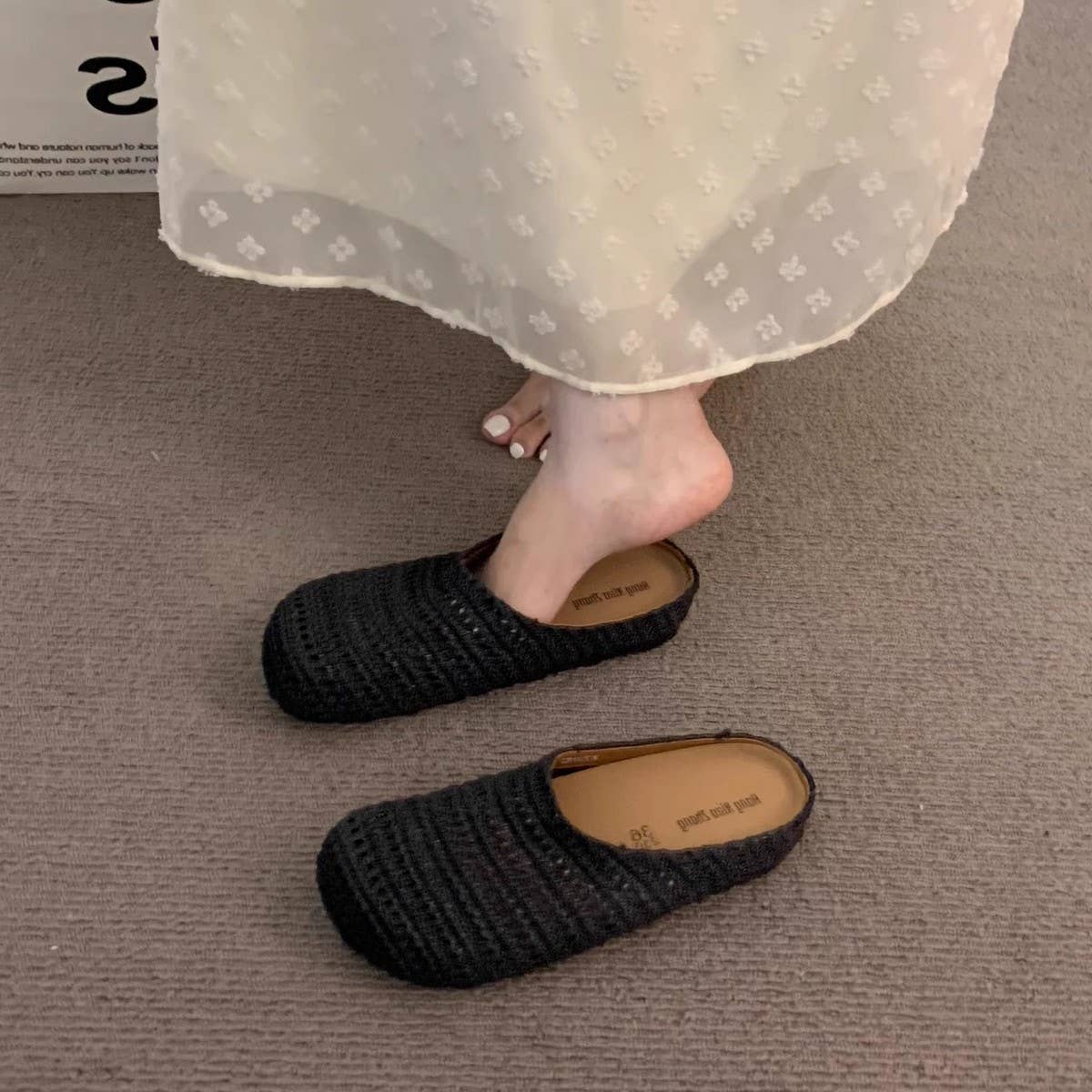 Thick Sole Bohemian Slip-On Clogs for Summer