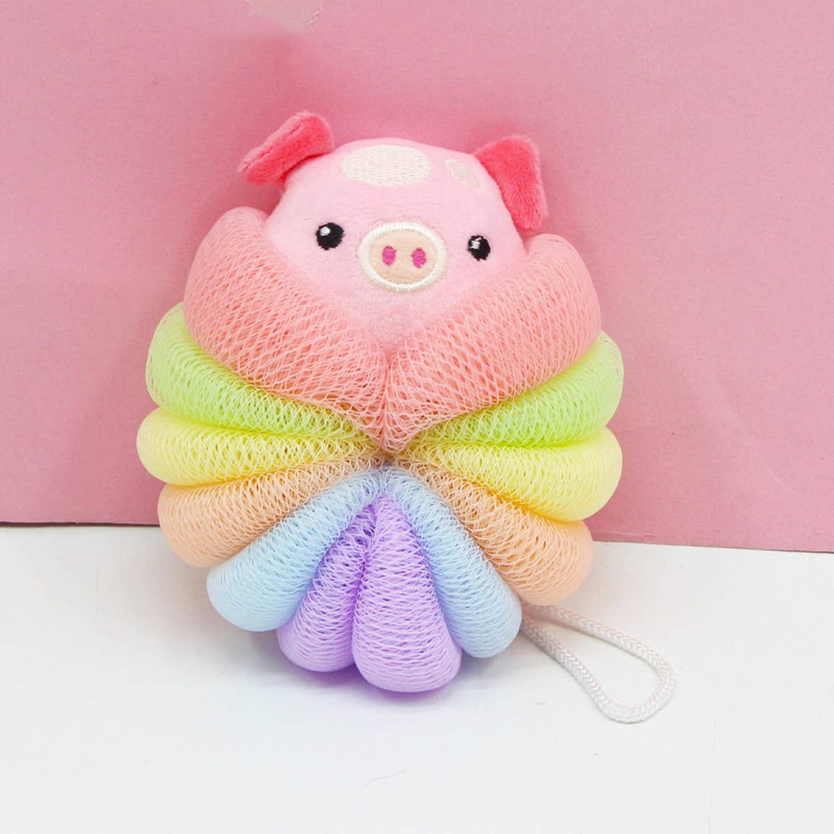 CWMM9151_CARTOON ANIMAL SOFT BUBBLE LOOFAH BALL