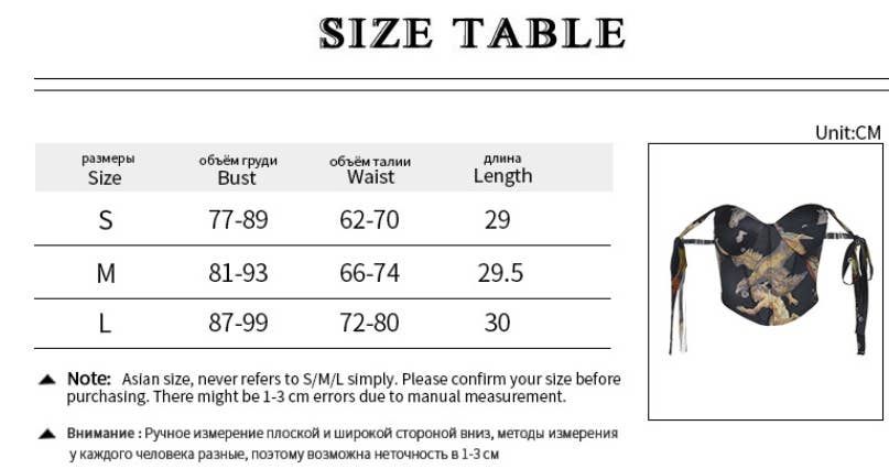 CWTTK0881_VINTAGE PRINT TIE WAIST CAMI CROP TOP