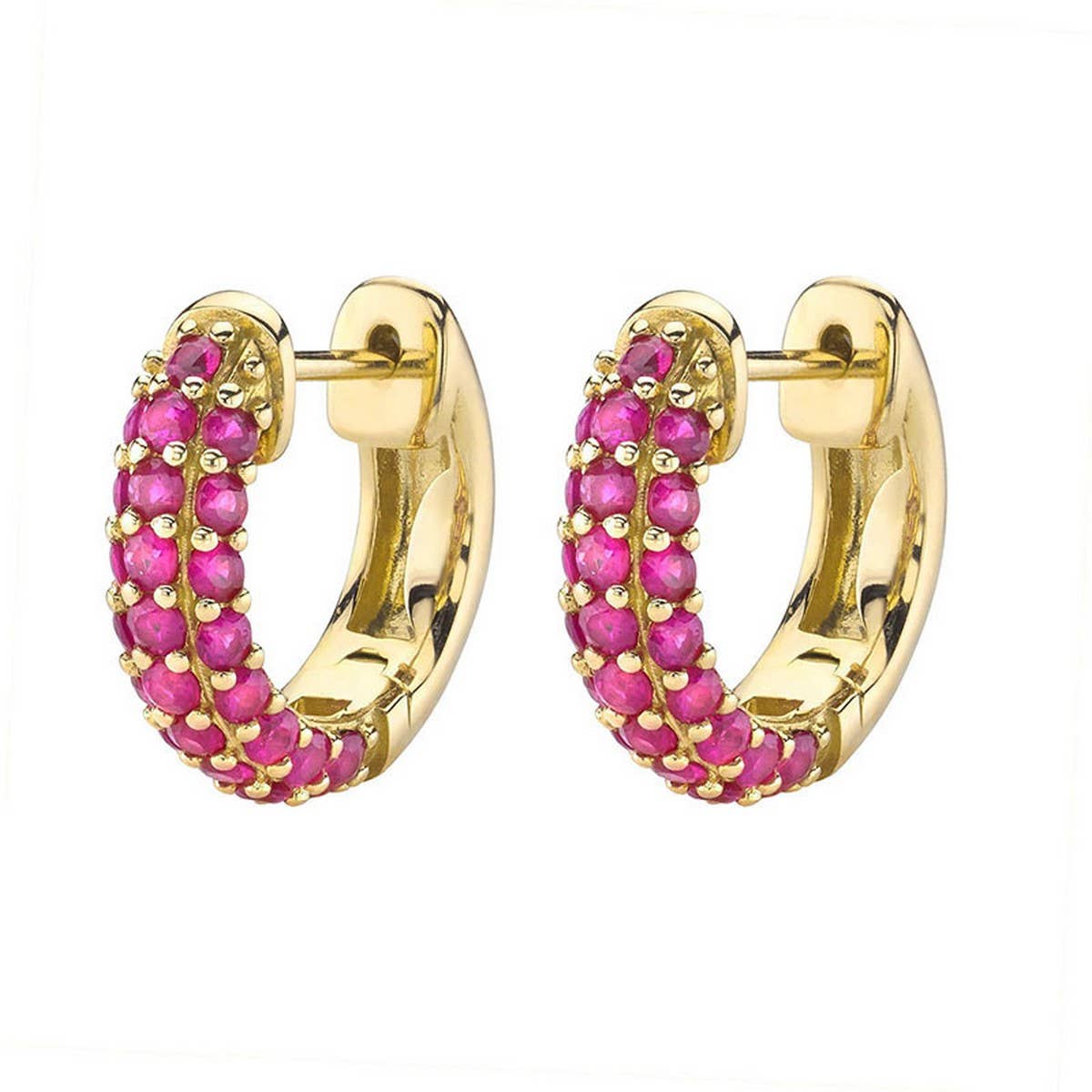 GEOMETRIC CIRCLE PERSONALITY NICHE EARRINGS