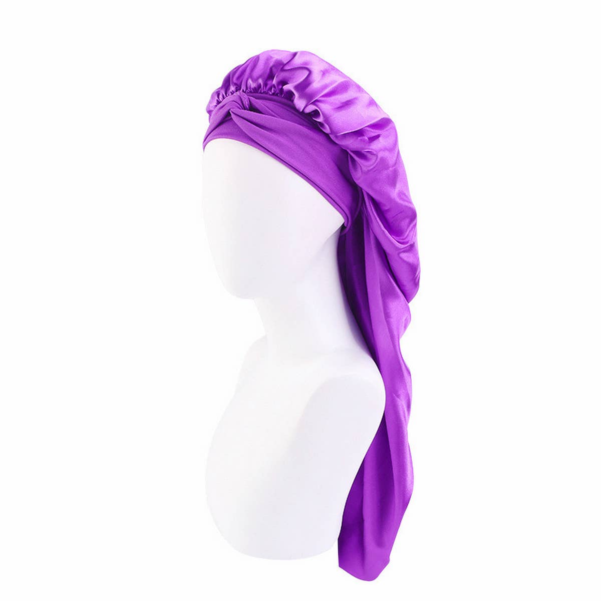 ADJUSTABLE STREAMER LONG NIGHTCAP_CWAH1484