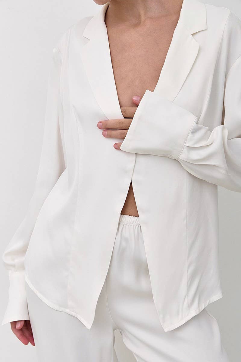 CWSPJ0288_LOOSE LONG-SLEEVED PAJAMAS TWO-PIECE SET