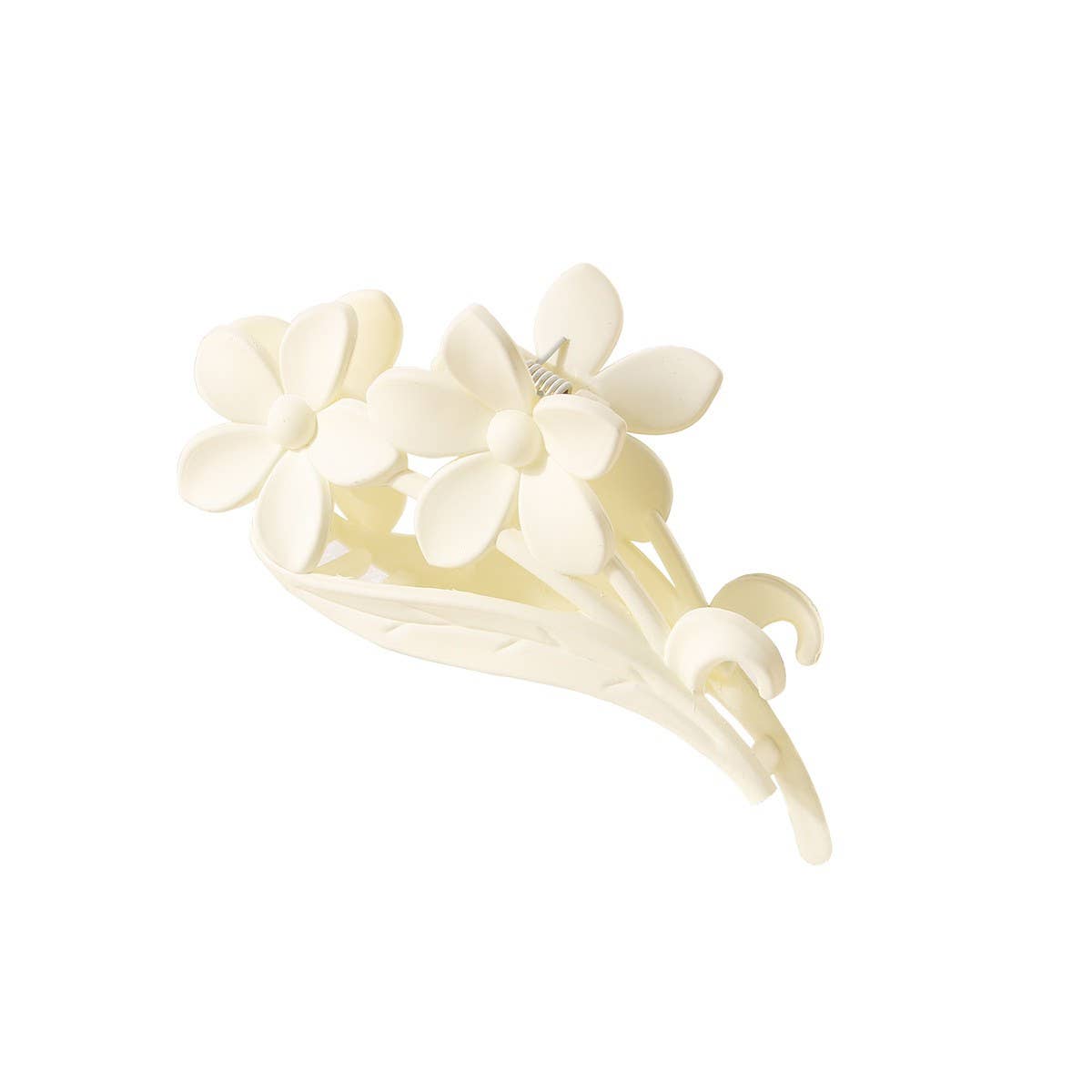 Vintage Floral Hair Claw, Large Chic Back Bun Clip