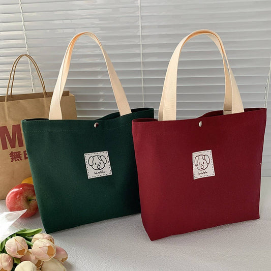 TOTE BAGS CANVAS CUTE CARTOON BENTO BAG_CWAB2042