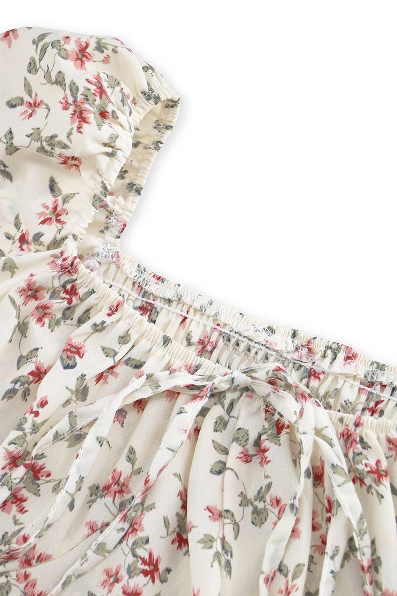 CWTBLL3996_SQUARE NECK FLORAL LONG SLEEVE BLOUSE