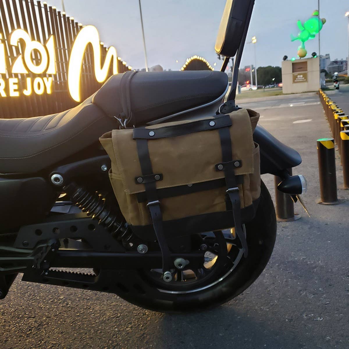 Vintage Waterproof Motorcycle Satchel Bag_CWAB5566