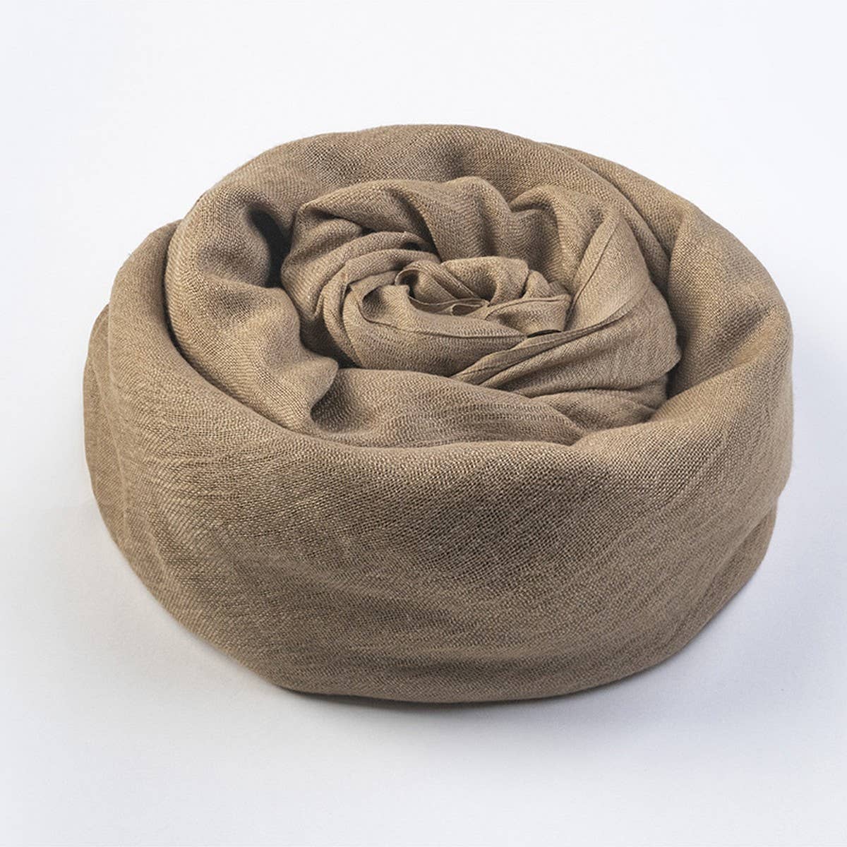Solid Cotton Linen Scarf for Women Summer Sun Prot_CWASC1451