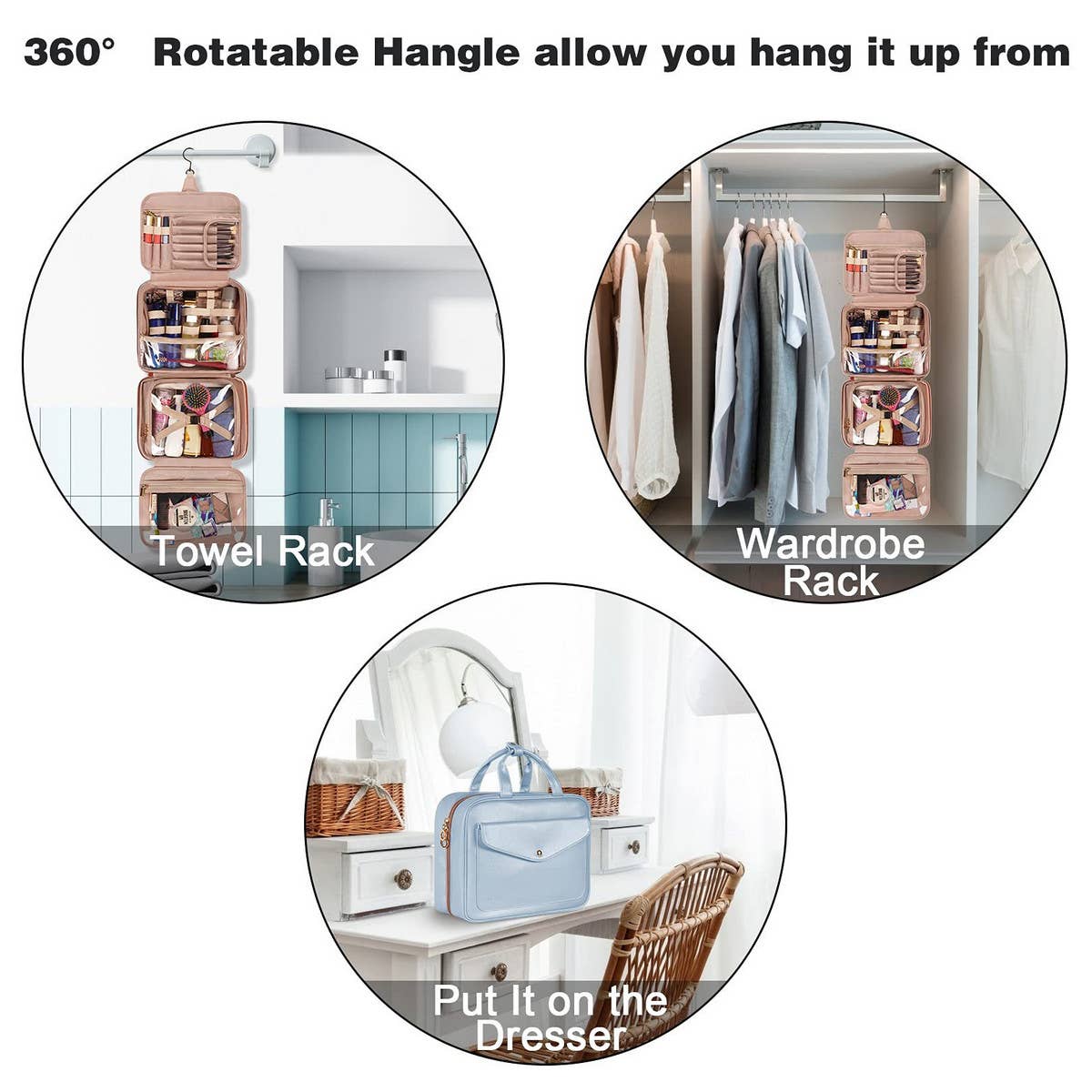 TRAVEL WATERPROOF TOILETRY BAG STORAGE BAG_CWAB2347
