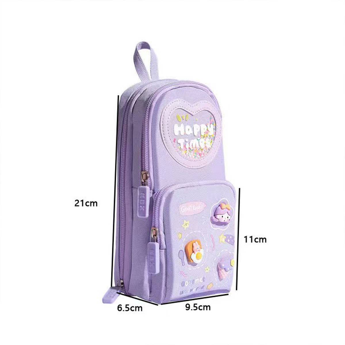 CUTE LARGE CAPACITY THREE-LAYER PENCIL POUCH_CWAB2800