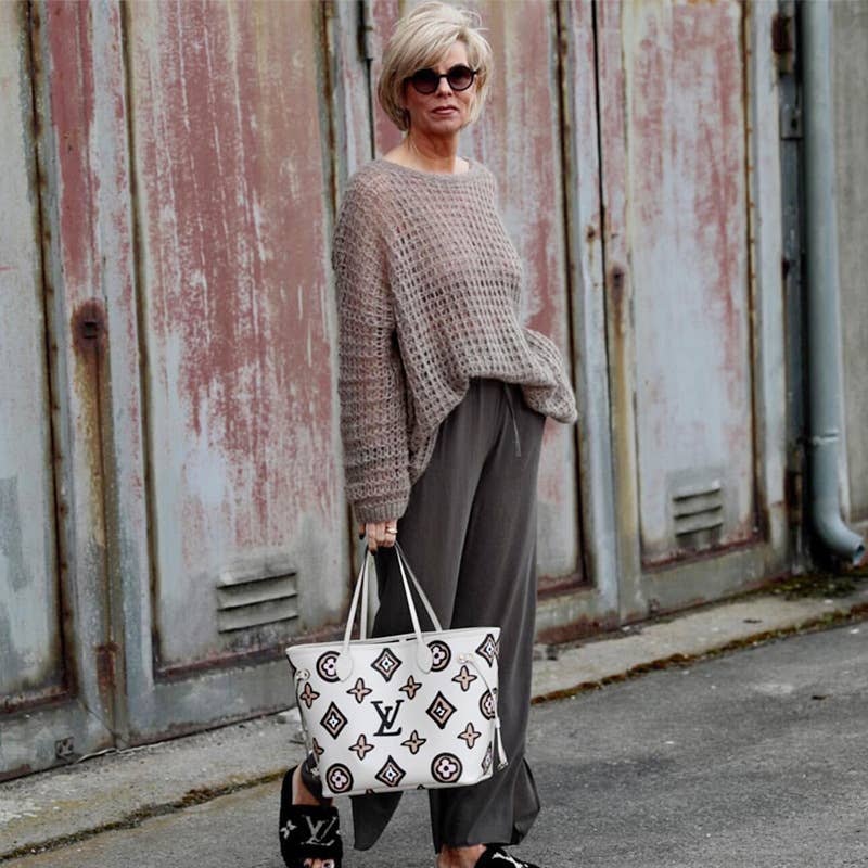 CWOSWL0714_Long Sleeve Neck Pullover Sweater