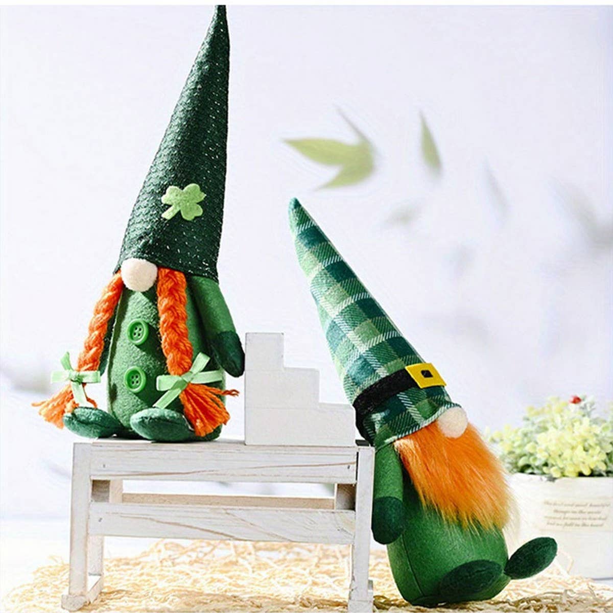 ST. PATRICK'S DAY DECORATIONS RUDOLPH DOLLORNAMENTS_CWMM3435