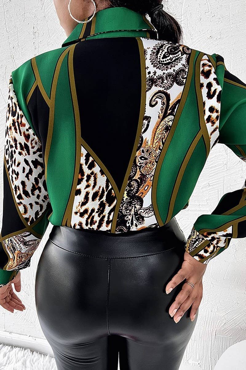 CWTSTL2777_SPRING AND AUTUMN BUTTON DIGITAL PRINTED SHIRT