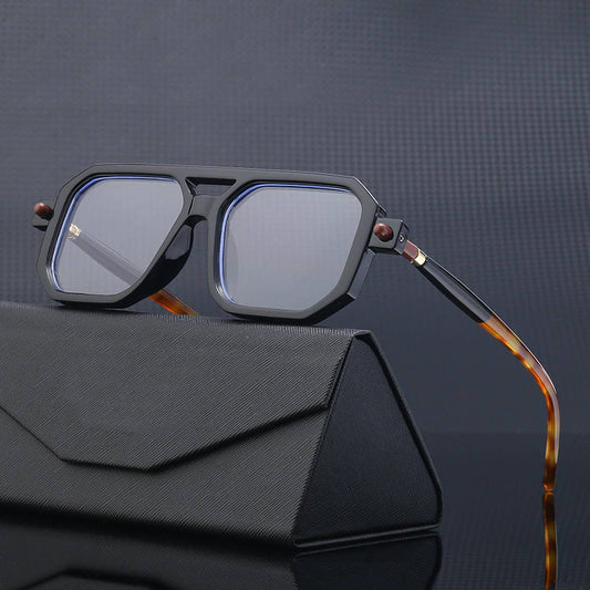 FASHIONABLE THICK SQUARE FRAME SUNGLASSES